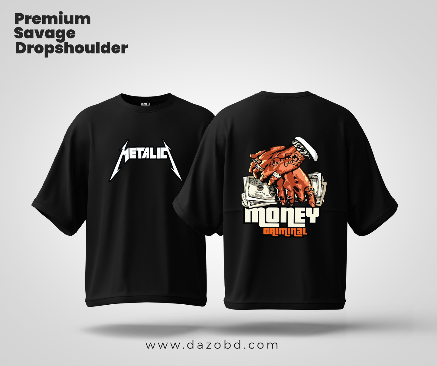 METALIC- Premium Dropshoulder T-Shirt