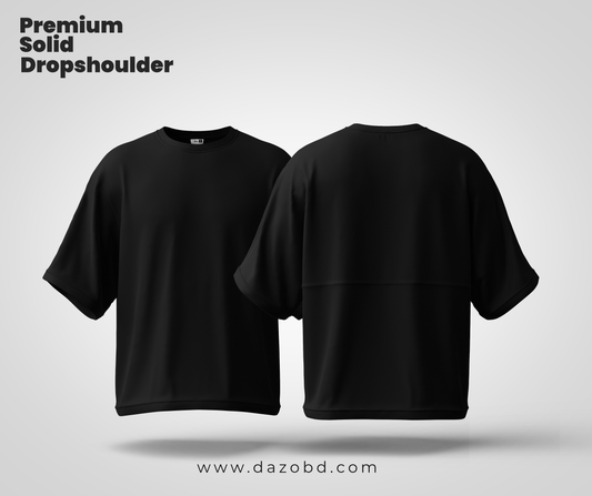 Solid Color Dropshoulder T-Shirt